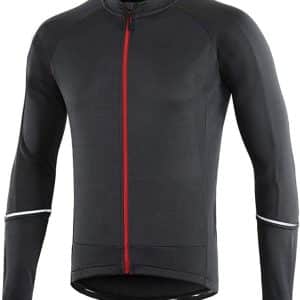 Dooy Men's Cycling Bike Jersey Long Sleeves