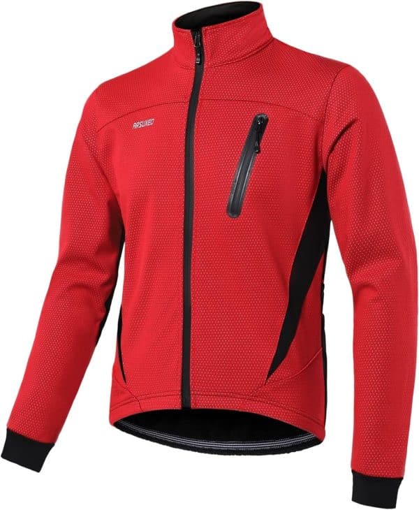 ARSUXEO Cycling Jacket Mens Winter Thermal