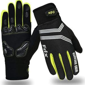 FDX Full Finger Winter Cycling Gloves Warm Windproof