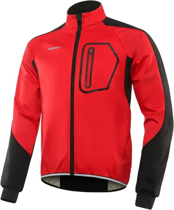 BERGRISAR Cycling Jacket Mens Winter Waterproof