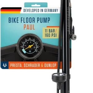 Alphatrail Floor Pump Paul - For all Valves 160 PSI / 11 Bar