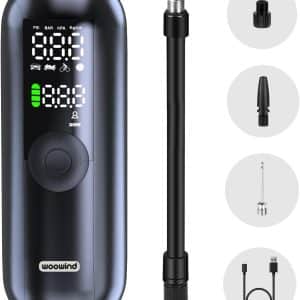 Woowind LP1 Bike Pump and Mini Tire Inflator, Portable Air Compressor