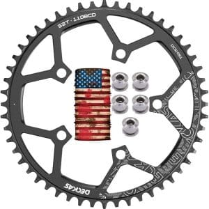 Enjcyling 110mm BCD Single Chainring 110BCD Full Alloy CNC