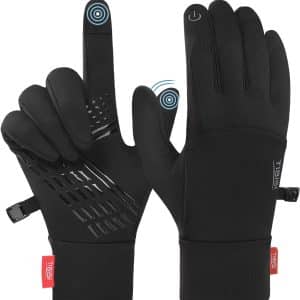 TANSTC Winter Thermal Gloves for Men Women Cycling Gloves