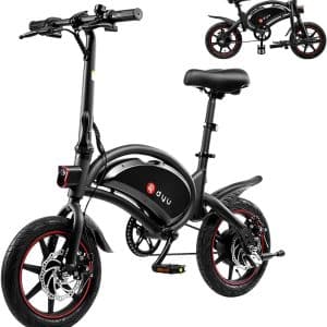 DYU Folding Electric Bike 14 inch Portable E-bike