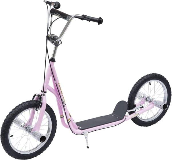 HOMCOM Adult Teen Push Scooter Kids